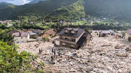 Fluten und Erdrutsche in Bosnien und Herzegowina haben schwere Verwüstungen angerichtet