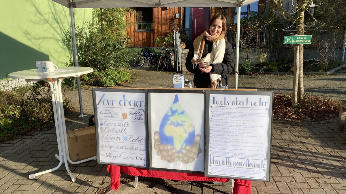Kakao-Verkaufsstand von Aurelia