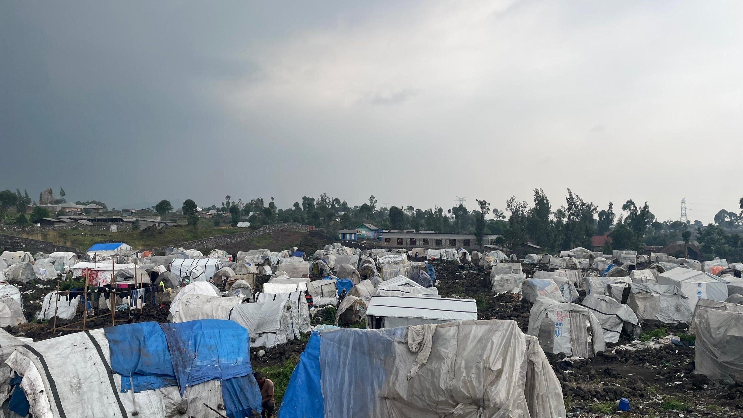 Catastrophic conditions in a Congolese refugee camp