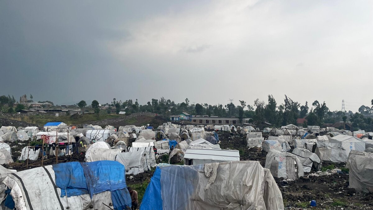 Catastrophic conditions in a Congolese refugee camp