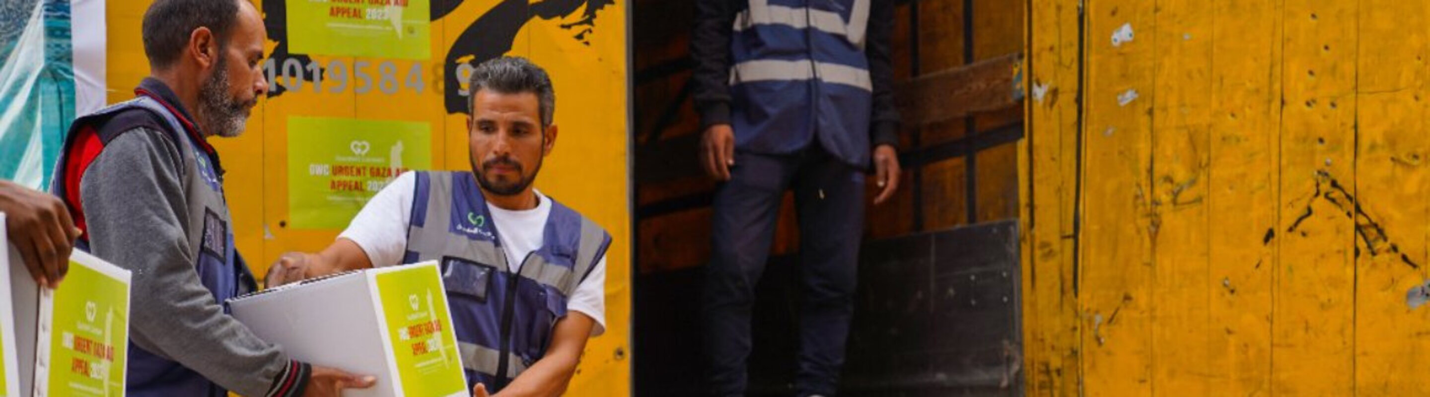 Hilfspakete für Gaza